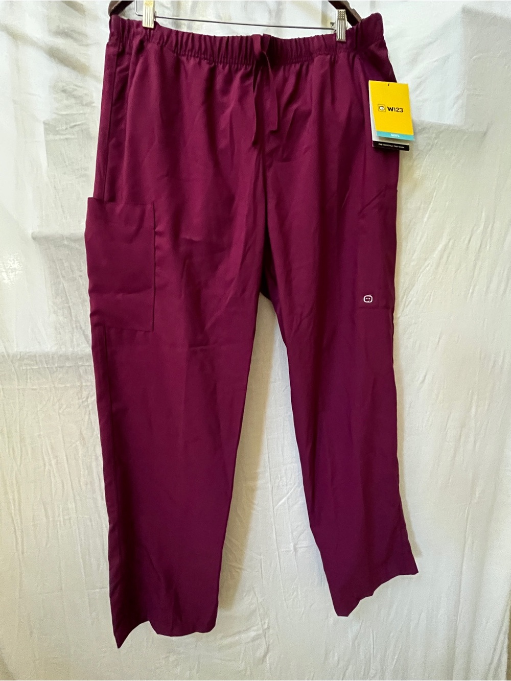 WonderWink Women's Straight Leg Scrub Pants medical aesthetician work sz XL